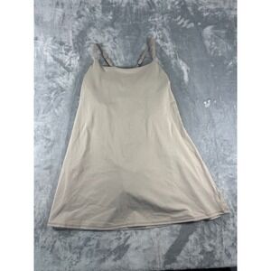 Danskin Nude/Taupe Mini Dress with Adjustable Straps